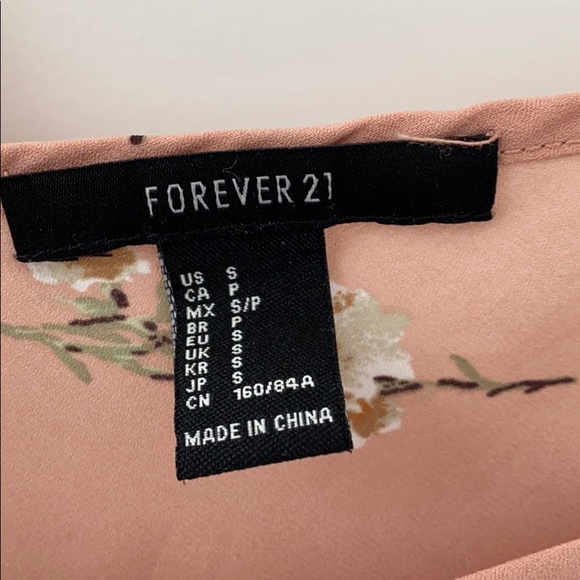 2/$30 🌸 FOREVER 21 Pink Floral Slip Dress - Picture 3 of 3